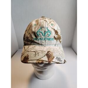 REALTREE Xtra Colors Camouflage Distressed Lace Accent Womens Outdoor Hat Cap